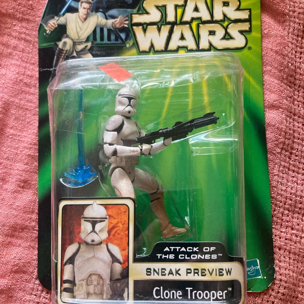 Hasbro Star Wars Clone Trooper Action Figure - White, Black
